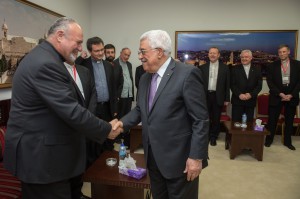 Biskupe je primio i Palestinski predsjednik Mahmoud Abbas 15. 09. 2015.